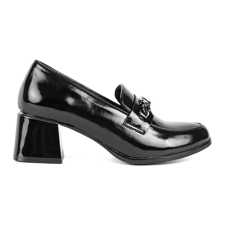 Pantofi cu toc de damă de culoare neagră negru