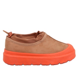 Cizme scurte de zapada Jayden Camel maro Cizme scurte de zapada Jayden Camel maro