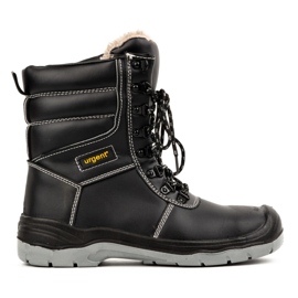 Pantofi de iarnă pentru bărbați URGENT 113/S3 cu vârf negru Pantofi de iarnă pentru bărbați URGENT 113/S3 cu vârf negru