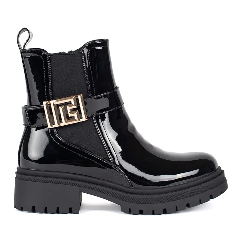 Seastar Cizme Chelsea negre pentru dama negru