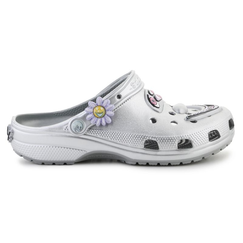 Slapi Crocs Scharf Classic Clog 209487-040 argint