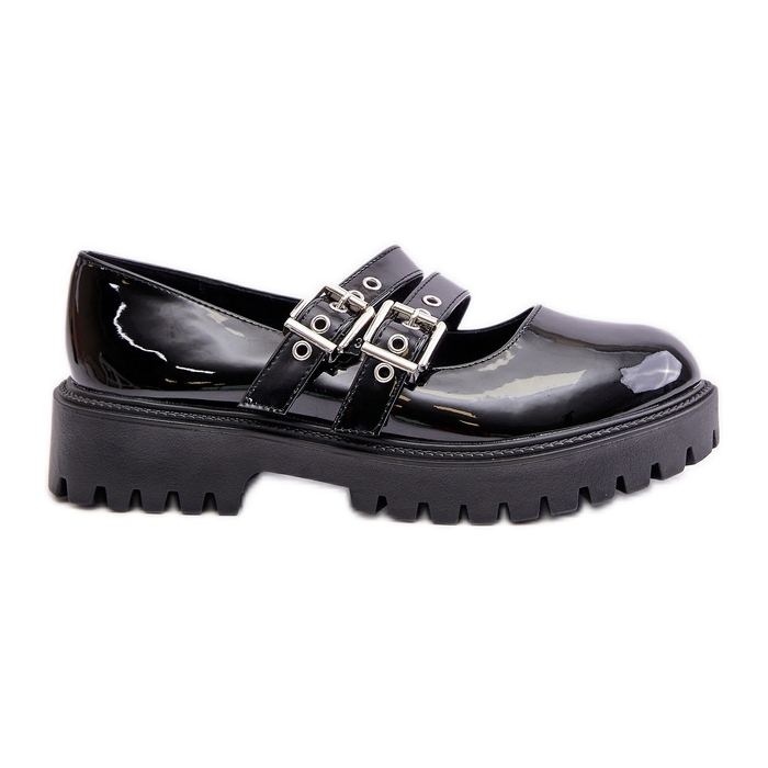 Pantofi De Dama Cu Bretele Terione Negre Lavete negru