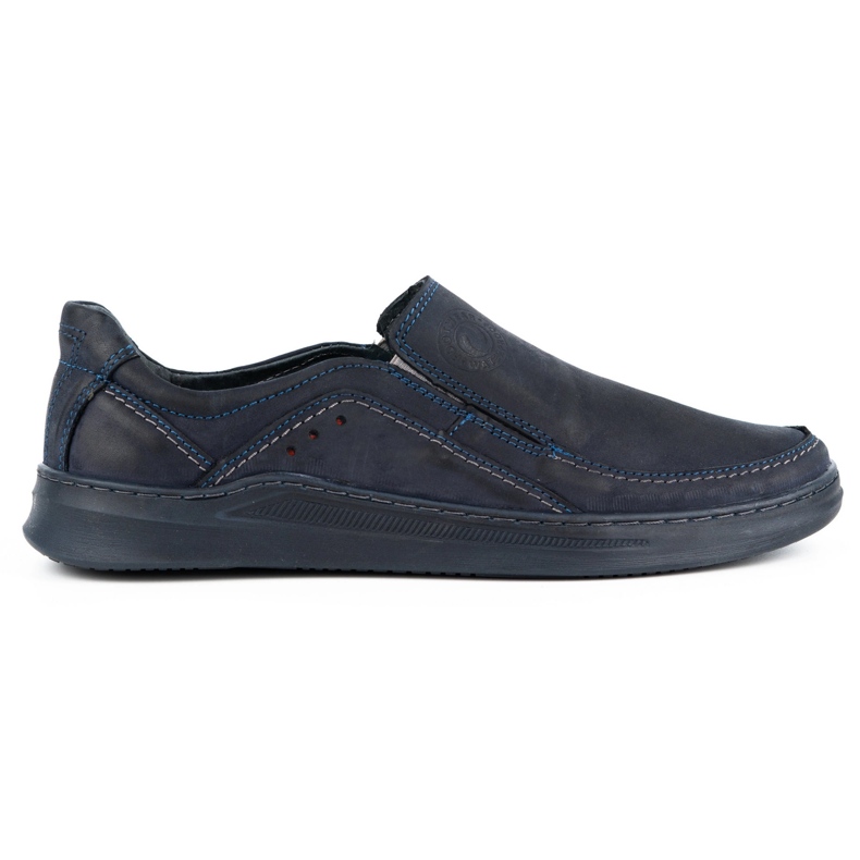 Antex Pantofi pentru bărbați Slip-On Slip-On 216Gt Navy Blue albastru