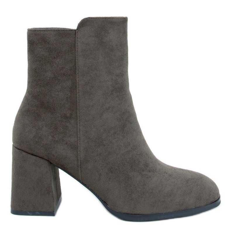 Botine netede cu toc înalt Weish DK.GREEN verde