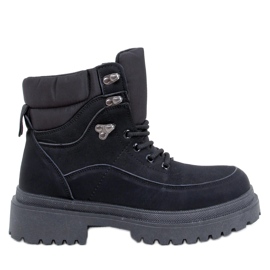 Cizme Mathen Black trapper negru Cizme Mathen Black trapper negru
