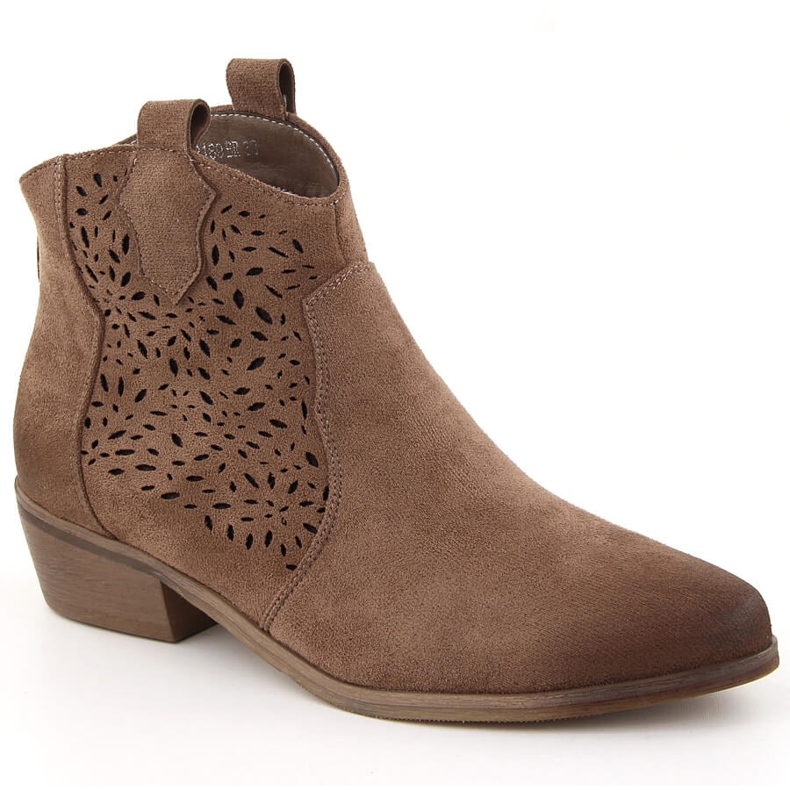 Cizme de cowboy izolate de damă maro Potocki SZ12189