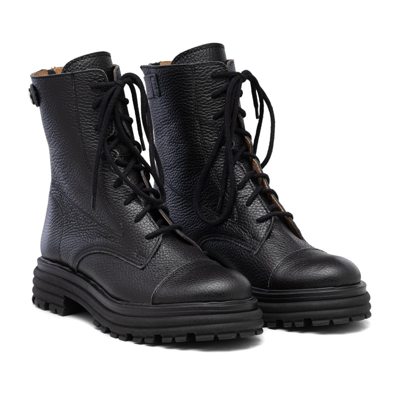 Genți de damă din piele neagră Butdam WOR1 negru