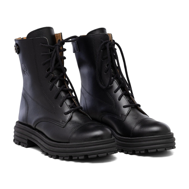 Genți de damă din piele neagră Butdam WOR1 negru