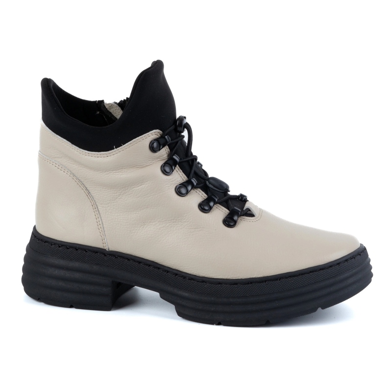 WASAK Botine de iarna din piele de dama 0736W, bej WASAK Botine de iarna din piele de dama 0736W, bej