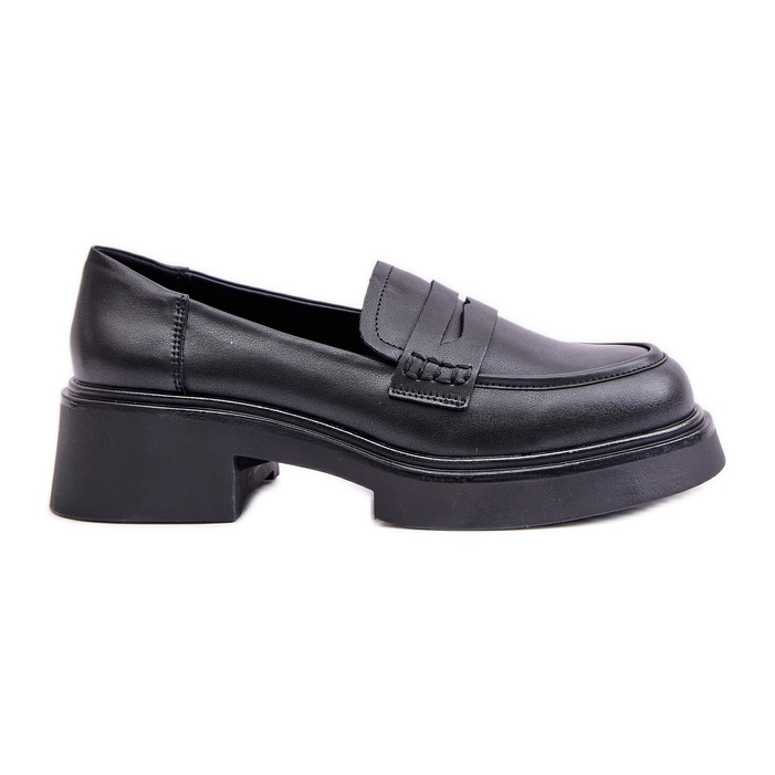 S.Barski Mocasini de dama din piele D&amp;A JC42-61 negru