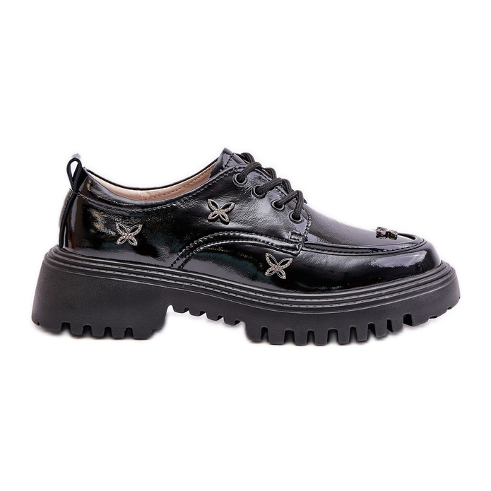 Pantofi De Dama Breveti Cu Decoratiuni Piele Naturala Artiker 55C1011 Negru