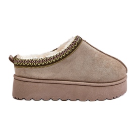 Cizme De Zapada Dama Platforma Izolata cu Blana, Verde, Remenia