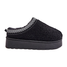 Cizme De Zapada Dama Platforma Cu Broderie, Tirisa Neagra negru Cizme De Zapada Dama Platforma Cu Broderie, Tirisa Neagra negru