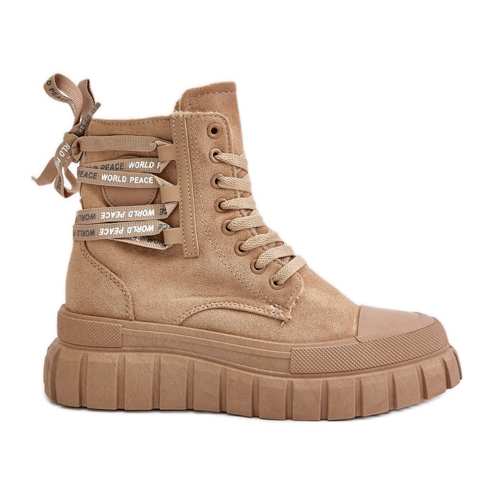 Cizme Maro Dama Pe Platforma Cu Sireturi Decorative Edidda Cizme Maro Dama Pe Platforma Cu Sireturi Decorative Edidda