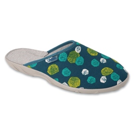 Papuci de dama Befado cu model 235D203 verde Papuci de dama Befado cu model 235D203 verde