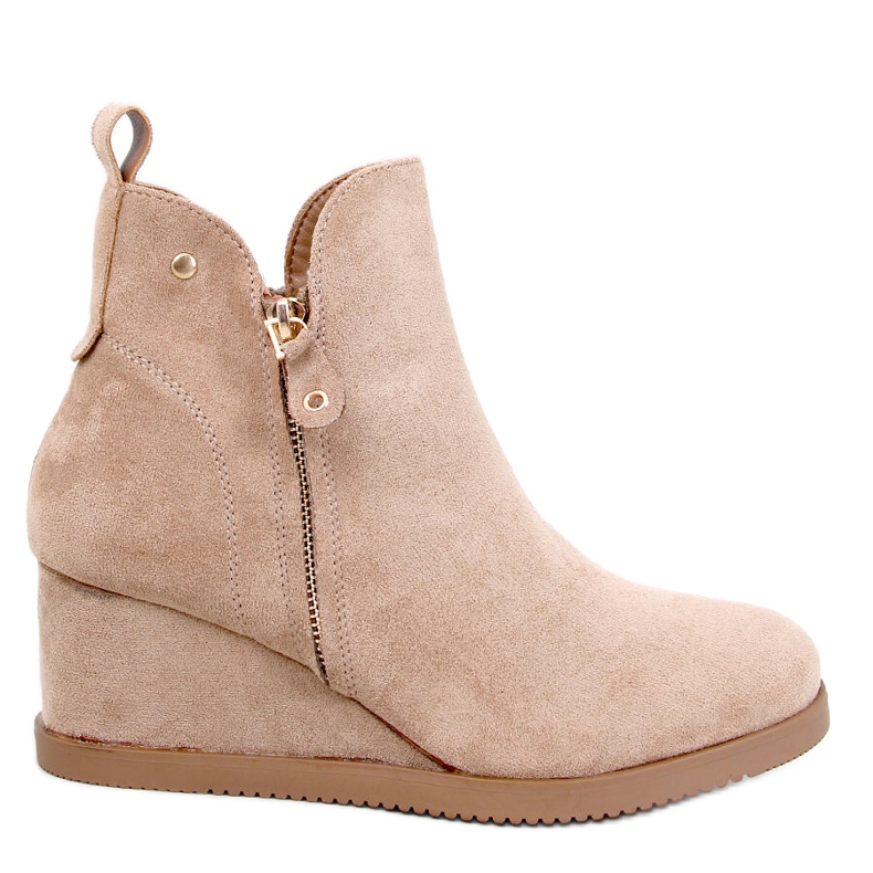 Botine paxten din piele intoarsa kaki Paxten bej Botine paxten din piele intoarsa kaki Paxten bej