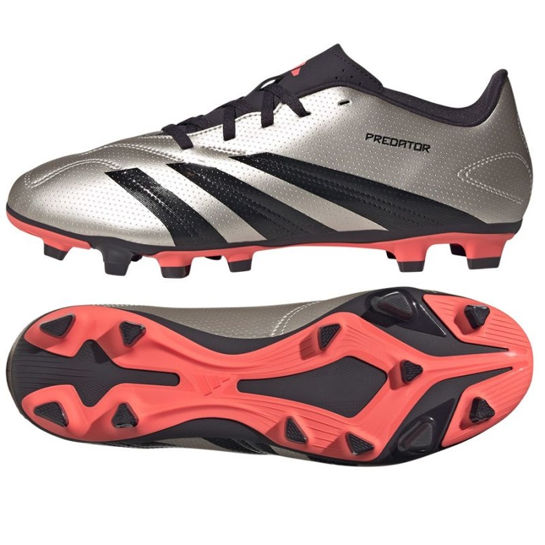Pantofi de fotbal Adidas Predator Club FxG IF6341 argint