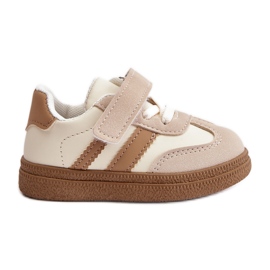 Pantofi Copii Velcro Tromella Bej Pantofi Copii Velcro Tromella Bej