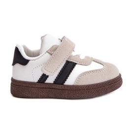 Pantofi pentru copii cu velcro Tromella alb