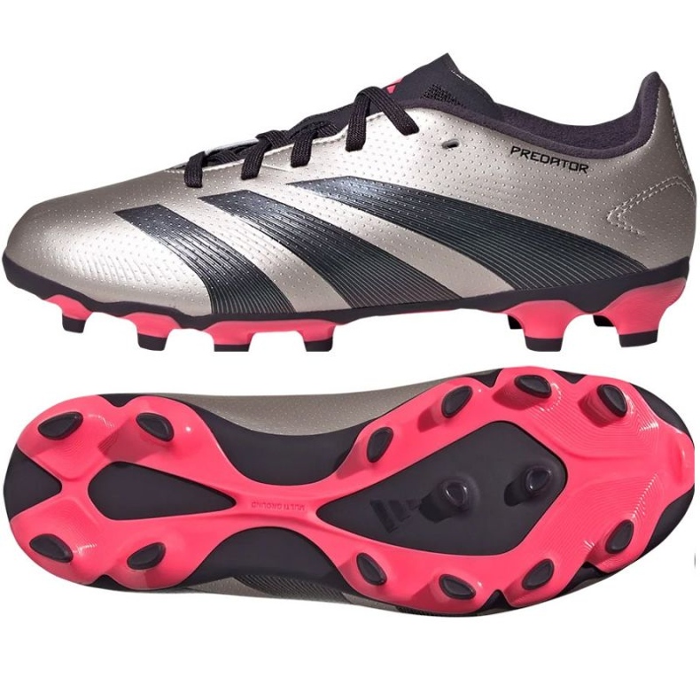 Pantofi de fotbal Adidas Predator League Mg IF6410 argint