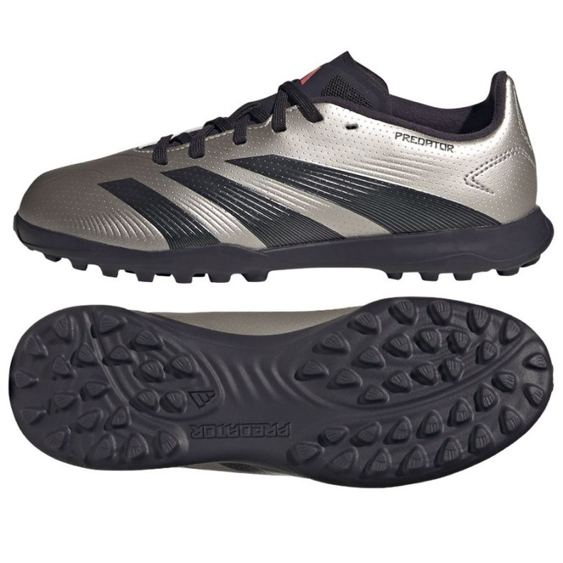 Pantofi de fotbal Adidas Predator League Tf IF6414 argint