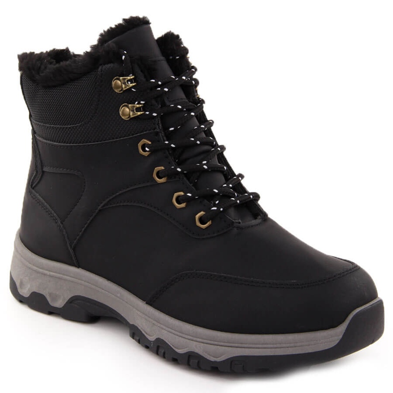 Ghete de trekking izolate negre Vanhorn 16318 negru