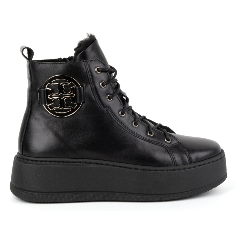 Olivier Cizme de iarna din piele izolata de dama 1174 negre negru Olivier Cizme de iarna din piele izolata de dama 1174 negre negru