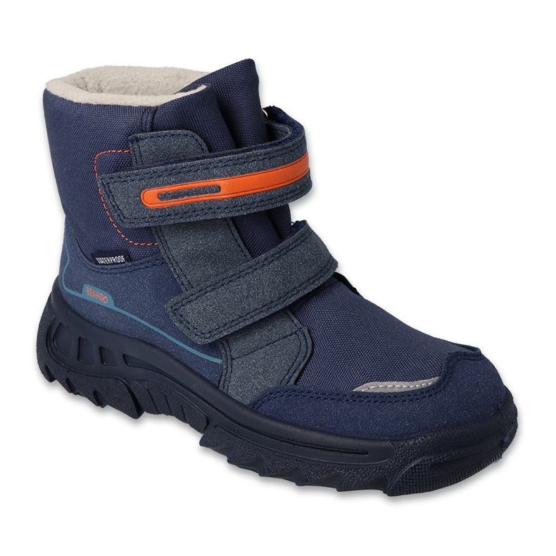 Pantaloni scurți de trekking Befado cu membrană 615Y005, bleumarin/portocaliu albastru Pantaloni scurți de trekking Befado cu membrană 615Y005, bleumarin/portocaliu albastru