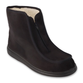 Pantofi dama Befado pu 996D013, izolati cu lana de oaie, neagra negru