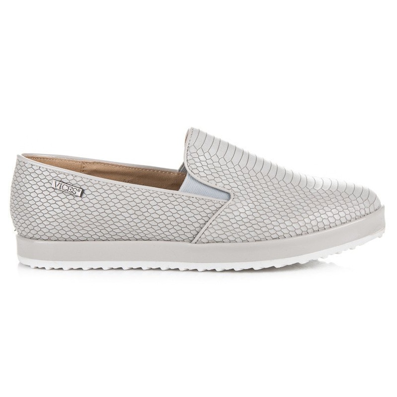 Vices Pantofi cu motiv animal gri