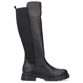 Cizme izolate dama piele, neagra Rieker Z9158-00 negru Cizme izolate dama piele, neagra Rieker Z9158-00 negru