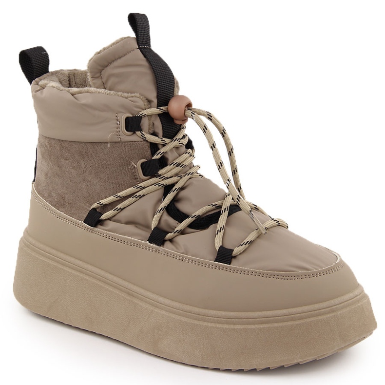 Cizme de zapada dama cu platforma, bej Potocki 72302 Cizme de zapada dama cu platforma, bej Potocki 72302