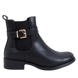 Cizme Chelsea de damă clasice Saroni Black negru