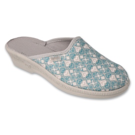 Papuci de dama Befado cu modele pu 219D485 gri Papuci de dama Befado cu modele pu 219D485 gri