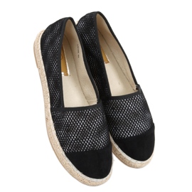 Espadrile dama Alika Black - Inello negru
