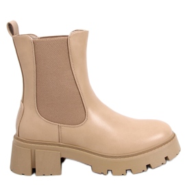 Cizme chelsea înalte Rumer Khaki - Inello bej Cizme chelsea înalte Rumer Khaki - Inello bej