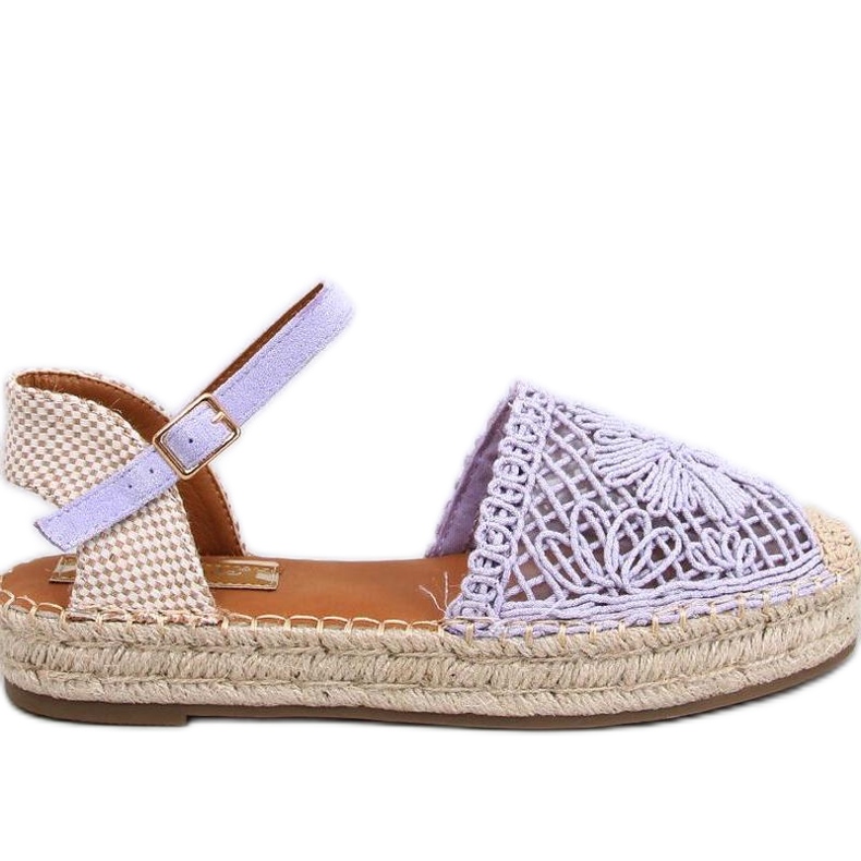 Sandale espadrile ajurate Premat Purple - Inello violet