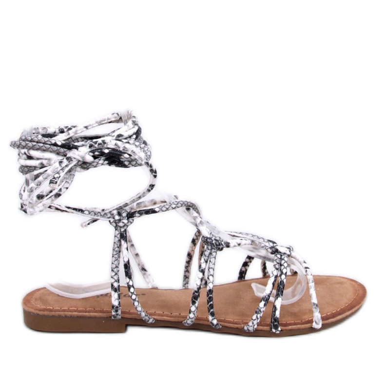 Sandale gladiator Morin Serpentine gri