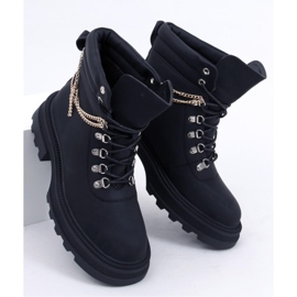 Cizme Negre Trapper negru Cizme Negre Trapper negru
