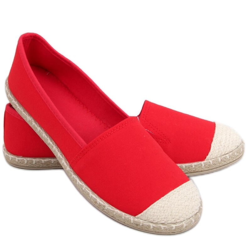 Espadrile de dama rosii roșu