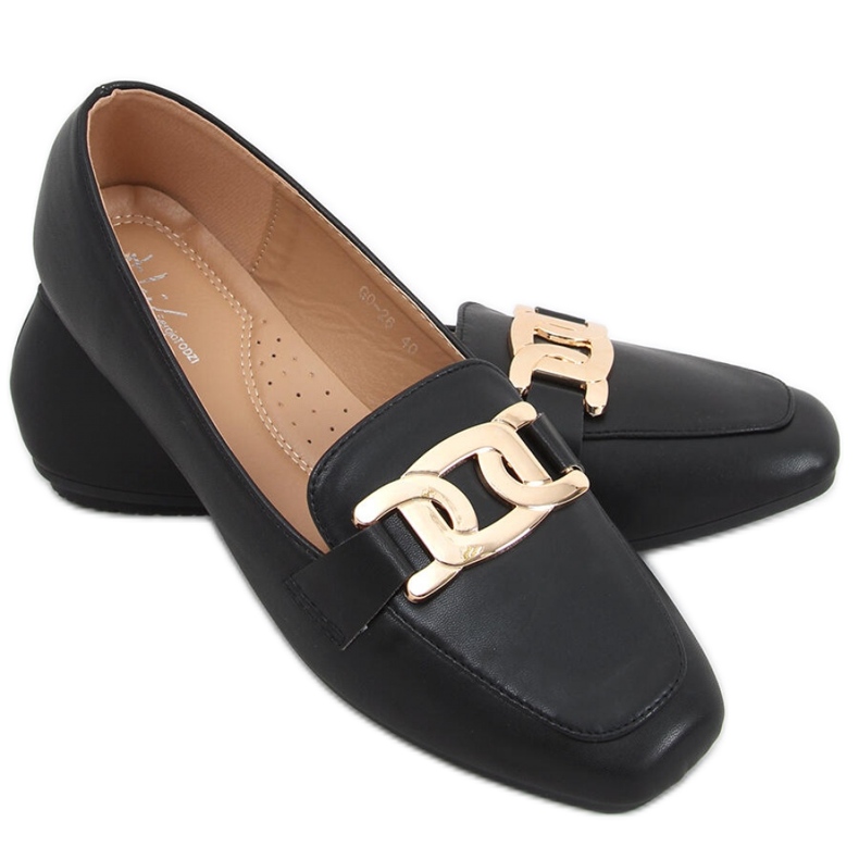 Mocasini de dama de culoare neagra negru