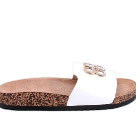 Flip-flops din plută cu zirconi albi
