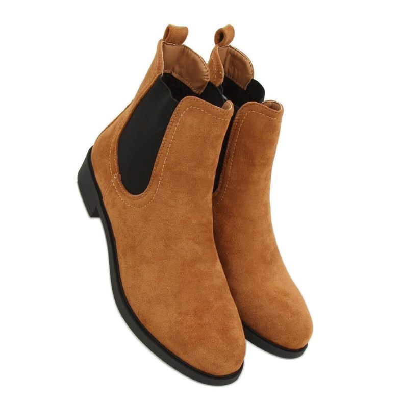 Cizme Chelsea Classic Camel de dama maro
