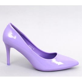 Pompe stiletto lacuite Charlotte Purple - Inello violet