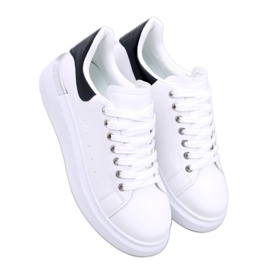 Adidași de damă de culoare neagră alb Adidași de damă de culoare neagră alb
