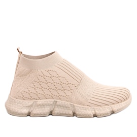 Darts Pantofi sport ciorap bej - Inello