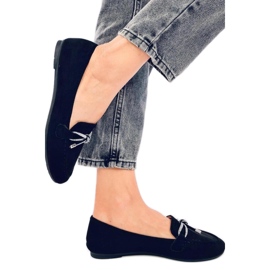 Mocasini Marsoin din piele intoarsa neagra - Inello negru Mocasini Marsoin din piele intoarsa neagra - Inello negru