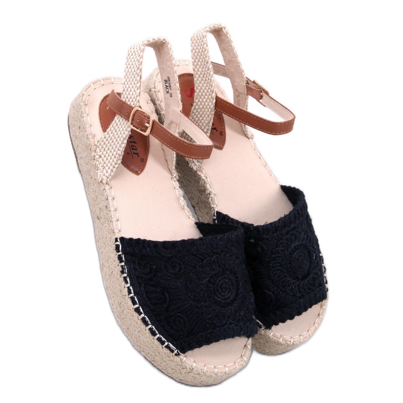 Boho Ingram Sandale espadrile negre - Inello negru