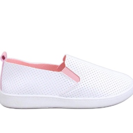 Tenisi slip-on Jousse ALB/ROZ - Inello Tenisi slip-on Jousse ALB/ROZ - Inello