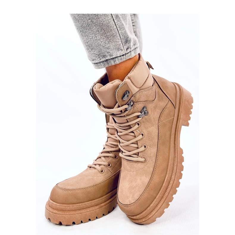 Botine Mathen Khaki trapper - Inello maro